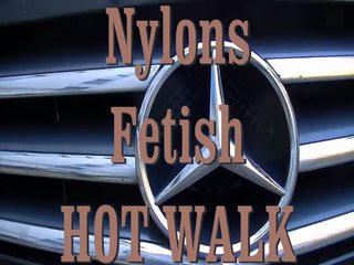 Nylon Fetish Hot Walk