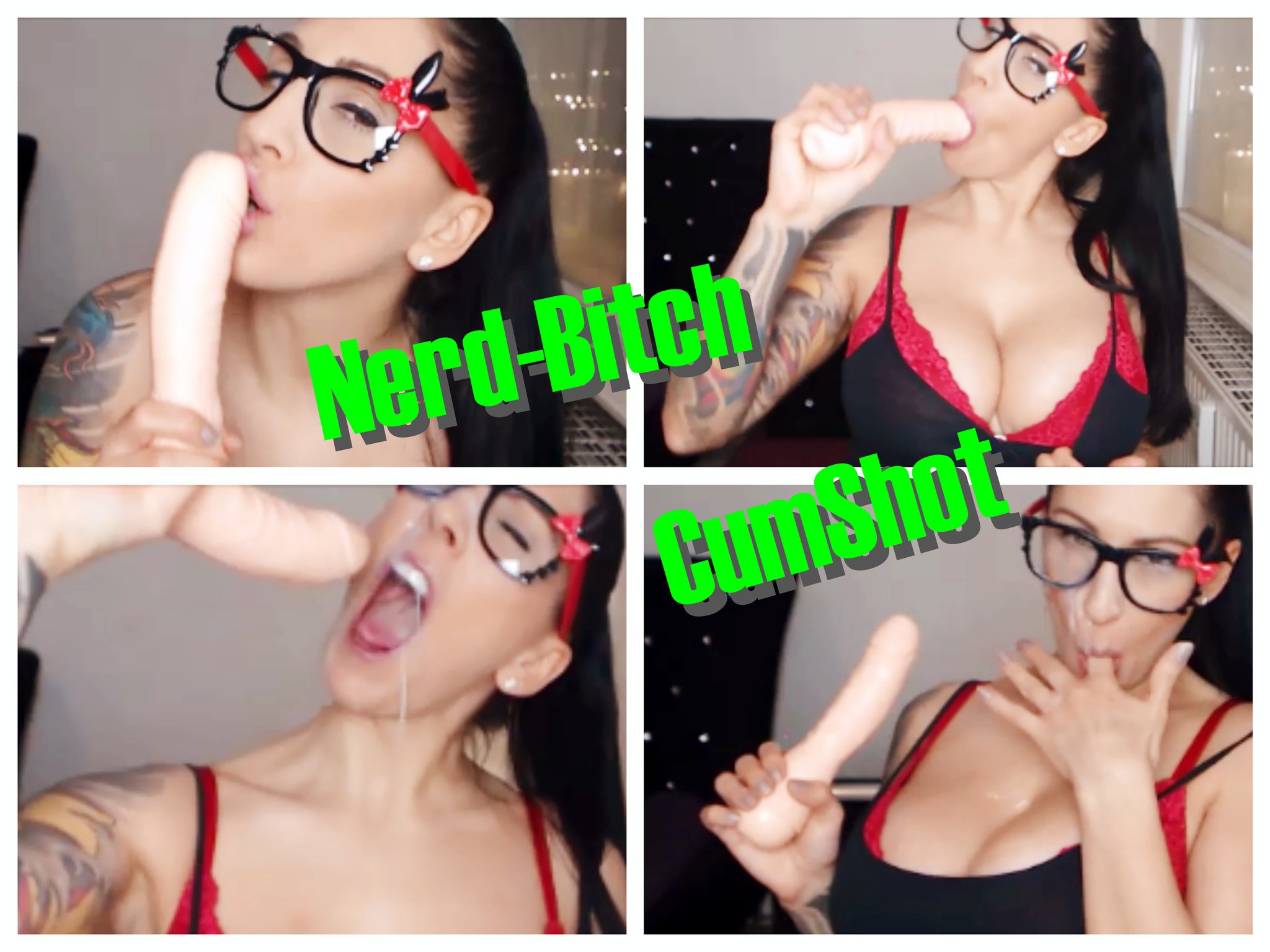 Nerd-Bitch CumShot